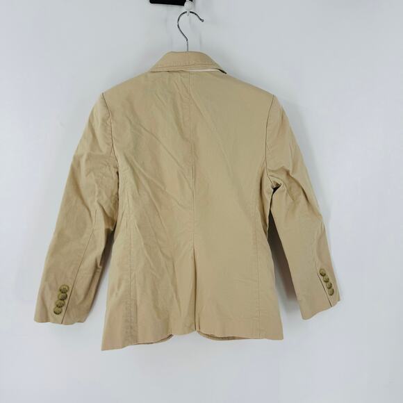 Crewcuts Boys Khaki Thompson Blazer Size 8 Classic Dress Jacket - Picture 2 of 9